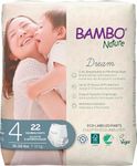 Bambo Nature Premium Eco-Friendly Training Pants, Size 4 (15-31 Lbs), 110 Count, (5 Packs of 22)