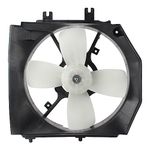 AUTOKAY Radiator Cooling Fan Left, Engine Radiator Condenser Cooler Replacement for Mazda Protege 1999-2002, Replace ZL04-15-025C MA3115112