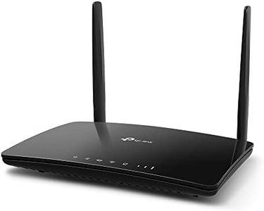 TP-Link Box 4G, Router 4G+ LTE Cat.6 300 Mbit/s WLAN AC 1200 Mbit/s, 2 x SMA für externe Antenne, 4 RJ45-Gigabit-Ports, abnehmbare Antennen, OneMesh, Modem-SIM-Karte für jeden Betreiber, Archer MR600