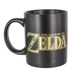 The Legend of Zelda Hyrule Ceramic Coffee Mug - Officially Licensed Nintendo Legend of Zelda Merchandise PP3021NN Black & Gold