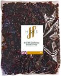 Hides Fine Foods - Dried Sweetened Cranberries 1kg - Suitable for Vegetarians - Baking - Granola - Breakfast - Muffins - Snacking - Desserts - A Good Source of Fibre.