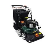 Webb WEWBVAC Walk Behind Self Propelled 140cc Petrol Vacuum, Blower & Shredder with 58cm Working Width and 150L Collection Bag - 3 Year Guarantee