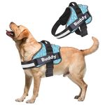 Aik India Dog Harness Chest Body Belt for Dogs, Reflective Dog Vest Harness for Puppy Small Dogs with Nylon Handle - Pug, Pomeranian, Chow Chow, Corgi (Small : 5-13kg Dogs, Sky Blue)