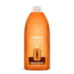 Method Hardwood Floor Cleaner, Squirt + Mop Refill, Use as Laminate or Sealed Wood Floor Cleaner, Almond Scent, 2 Liter Bottle, 1 Pack, Packaging May Vary