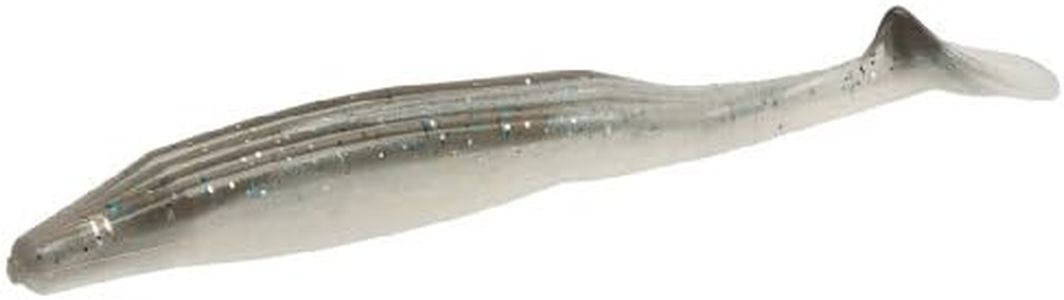 Zoom Bait Swimmin' Super Fluke Bait, Smokin Shad, 5-Inch, Pack of 5