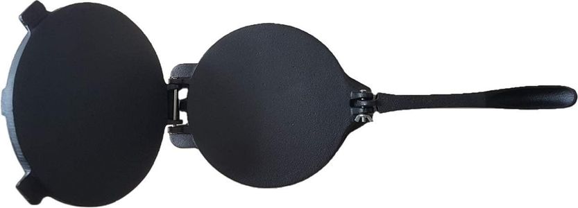 Helm & Som 8-Inch Cast Iron Tortilla Press – Heavy Duty Kitchen Tool