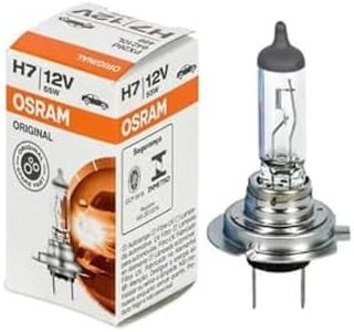 OSRAM ORIGINAL H7, halogen-headlamp bulb, 64210, 12V, folding carton box (1 piece), Orange