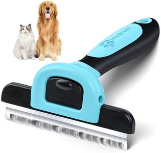 MIU COLOR Pet Grooming Brush, Deshedding Tool for Dogs & Cats, Effectively Reduces Shedding by up to 95% for Short Medium and Long Pet Hair