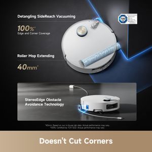 Dreame Aqua10 Ultra Robot Vacuum – White, Smart Floor Cleaner