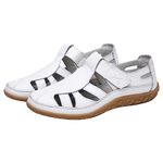 Womens Athletic Sandals Sale Clearance, Ladies Walking Hiking Sandals Closed Toe Sandals Fisherman Sandal Hollow out Shoes Casual Wedge Sandals Hook Loop Strap Beach Sandals Wide Fit Slippers Slider