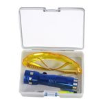 Leak Detector Kit, Fluorescent Protective Glasses Air Conditioning Accurate Leak Detector Kit Tools, Car Accessories Replacement Easy to Use Eco Friendly UV Dye(random)