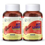 Fytika Healthcare Products Fit Liver | Liver Detox Supplement| For Healthy and Strong Liver| Enriched with Milk Thistle, Kutki, Punarnava, Bhumi Amla and Probiotics| 120 Tablets