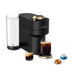 Nespresso Vertuo Pop+ Deluxe Coffee and Espresso Machine by Breville, Matte Black and Gold