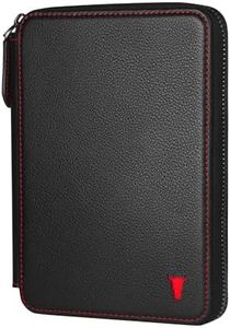 TORRO Travel Wallet – Genuine Leather Travel Organiser with Passport Holder and Detachable Cardholder (Black)