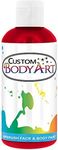Custom Body Art 8-ounce Red Water Based Airbrush Body Art & Face Paint