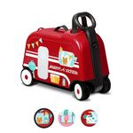 Radio Flyer 3-in-1 Happy Trav'ler Camper, Ride on Toy, Toddler Carry-On Storage, Ages 2-5