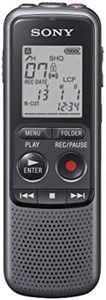 Sony ICD-PX240 MP3 Mono Digital Voice Recorder with 4 GB Internal Memory and Long Battery Life, Black