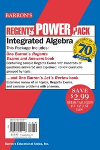 Integrated Algebra Power Pack (Regents Power Packs)