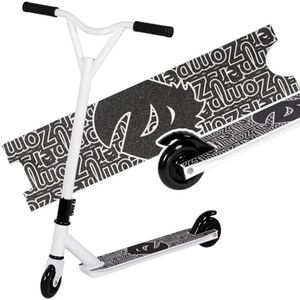Guryon Pro Stunt Scooter, Street Trick Scooter with 100mm PU Wheels ABEC-9 Bearings, Beginner Level Kick Scooter for Kids Teens, Freestyle Stunt Scooter Ages 8 9 10 11 12+ (White)