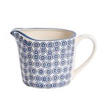 Nicola Spring Patterned Measuring/Cooking Jug - 1000ml - Blue Flower Print Design