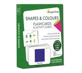 GrapplerTodd Shapes & Colours Flashcards with Activities for Babies, Early Learning Flash Cards, Flashcards for Kids, Easy and Fun Way of Learning 1Yr to 6Yr Kids