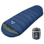 Naturehike Mummy Backpacking Sleeping Bag for Cold Weather, Winter Camping Sleeping Bag for Adults, Cotton Comfortable Sleeping Bag for Hiking,Climbing,Travelling
