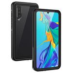 Lanhiem Huawei P30 Case Waterproof Full Body Cover, [IP68 Certified Waterproof] Shockproof Dustproof Snowproof Sealed Case Built-in Screen Protector Cases Cover for Huawei P30 (Black)