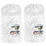 anzhixiu Stuffing-Bean Bag Filler, 10 lbs, No Odor, Polyfill for Couch Cushion Filling, Beanbag Filling, Shredded Memory Foam Filling, Punching Bag Filler for Arts & Crafts,White Color