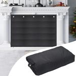 Magnet Fireplace Cover Black Firepl