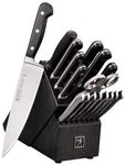 J.A. HENCKELS Classis Precision Forged 18 Piece - Knife Block Set Black 17051-018