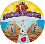 Fun Express Ten Commandments Learning Wheel - Educational and Learning Activities for Kids - VBS Vacation Bible School Supplies/Decor - 12 Pieces