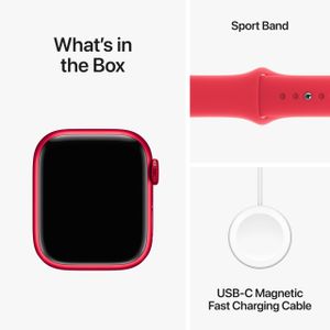 Apple Watch Series 9 GPS 41mm – Pink Aluminum, Light Pink Sport Loop, Fitness Tracker