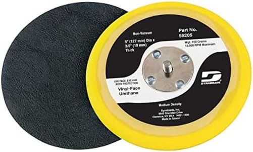 Dynabrade (56205) 5"" (127 mm) Diameter Non-Vacuum Random Orbital Sander Value Pad | Vinyl-Face for PSA-Type Adhesion | 3/8"" Thick, Medium Density Item