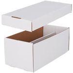 BCW 3ct Graded Shoe Box | Cardboard Card Storage Box Holds 300 3x4 Toploaders | 100 Graded Cards | PSA, BGS, SGC Compatible | Sports Card Storage Box