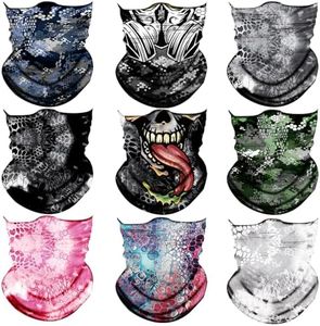 Neck Gaiter Balaclava Gator Face Mask Sun UV Protection for Men Women Boys Girls,Cooling Scarf Mask,Reusable Headwear Bandana Face Cover,Neck Warmer,Head Wrap,Headband for Outdoor Sport