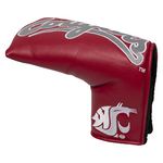 Team Golf NCAA Washington State Cougars Vintage Blade Putter Cover Golf Club Vintage Blade Putter Headcover, Form Fitting Design, Fits Scotty Cameron, Taylormade, Odyssey, Titleist, Ping, Callaway