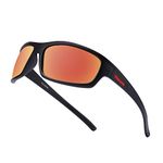 Sports Sunglasses With Color Mirrors