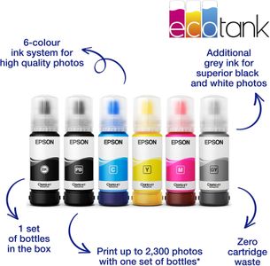 Epson EcoTank ET-8550 Photo Printer – Wireless All-in-One, Ink Tank