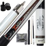 CUEELF Pool Cue Stick 58inch Hardwood Maple Pool Cue Billiard Table Stick 13mm Tip Billiard House Bar Pool Cue