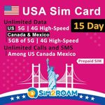 USA Canada Mexico T-Mobile SIM Card