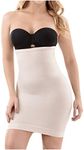 LATY ROSE 21702 High Waist Body Shaper For Women Half Slip Vestidos Levanta Cola Beige L