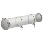 Aussio Conduit Carrier Kit Fit 6 Inch PVC Pipe Security Upgraded PVC Conduit Carrier Roof Rack Accessories for Cargo Rack Mounting Hardware Included Pipe Rack for Truck for Providing Extra Storage