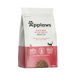 Applaws Complete and Grain Free Dry Cat Food 400g, Adult Chicken with Extra Duck (400g Bag)