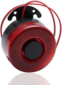 KERWINN Car Backup Alarm 12-24V 105DB Truck Backup Horn with LED Light,Reverse Beeper Backup Alarm Buzzer Siren Waterproof Universal Backup Accessories