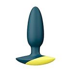 ROMP Bass Vibrating Butt Plug - 4 Inch Silicone Anal Plug for Men Women Couples - 6 Intensity Levels for Prostate Stimulation - Waterproof Anal Sex Toy - Rechargeable Couple Sex Toy