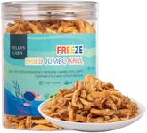 Dylan's cabin Turtle Food Freeze Dried Krill - Jumbo Antarctic Krill High Protein Reptile Food for Aquatic Turtles,Bearded Dragon Chameleon Lizard Amphibians,Tropical Fish and Reptiles(113G)
