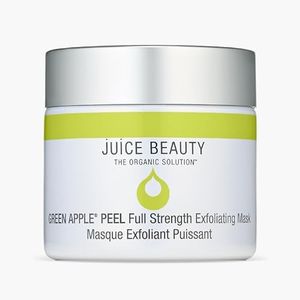 Juice Beauty Green Apple Peel Full Strength Exfoliating Peel Off Face Mask – Vegan & Organic AHA Pore Minimizer with Glycolic Acid, Lactic Acid & Vitamin C for Blemishes & Even Skin Tone, 60 mL