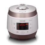 CUCKOO CMC-QSB501S Pressure Cooker, 304(18/10) Stainless Steel with Xwall Coated Inner Pot, Gold/White