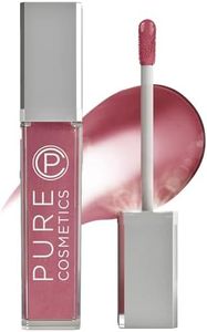 Pure Cosmetics Pure Illumination Lip Gloss - LED-lit Applicator w/Side Mirror - Non-Sticky, Moisturizing & Hydrating Lip Glosses - Soothes & Protects Dry Chapped Lips (On Pointe)