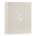 Lanpn Photo Albums A4 100 Photos, Linen Cover Acid Free Pocket Photo Book Picture Album Holds 100 Portrait Only A4 Picture (Beige,21x30 cm)